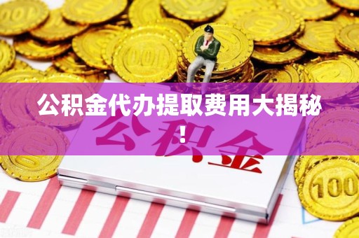 建宁公积金代办提取费用大揭秘！